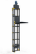 Chain-driven vertical goods lift