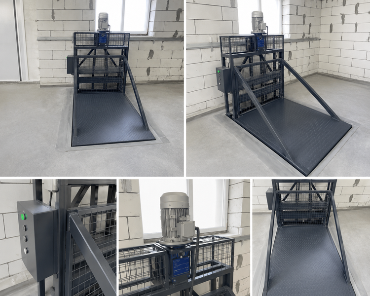 Ланцюговий вертикальний вантажний підйомник ASPAR VC PROJECT Вертикальні вантажні підйомники