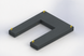 U-shaped low-profile pallet lift table