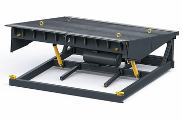 Recessed electrohydraulic dock leveler