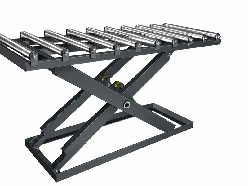 Another view of the construction from the ASPAR gallery. The illustration shows the roller platform, not a configuration suitable for every load.