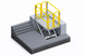Scissor vertical lift platform for people with disabilities and medical stretchers (up to 2 m) ASPAR GA 2000