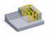 Scissor vertical lift platform for people with disabilities and medical stretchers (up to 2 m) ASPAR GA 2000