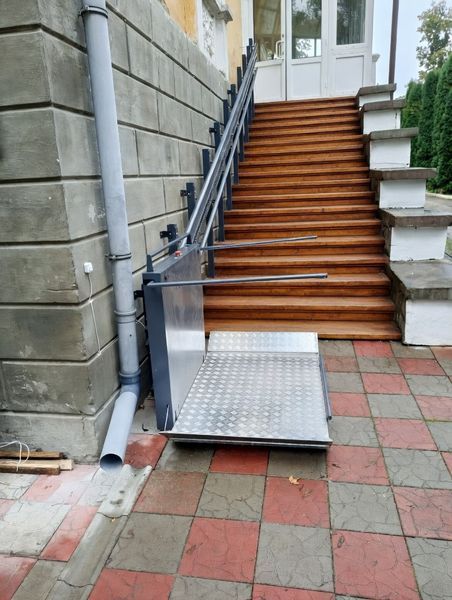 Stair inclined lift (up to 3 m / straight diagonal trajectory) ASPAR EMD 200-3.0 (Stainless steel)